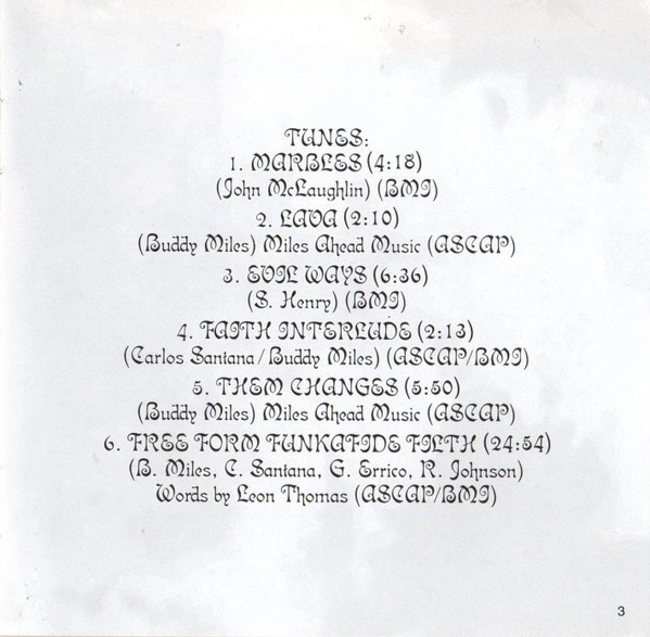 Carlos Santana & Buddy Miles - Live! (CD, Album, RE)