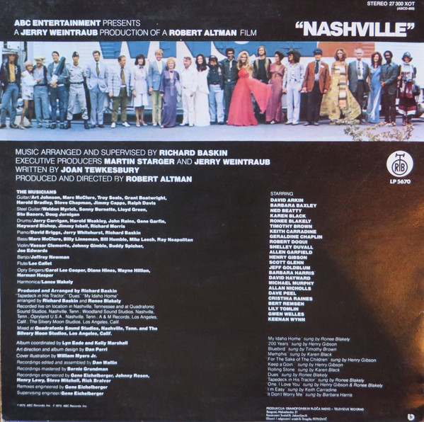 Various - Nashville - Original Motion Picture Soundtrack (LP, Album)