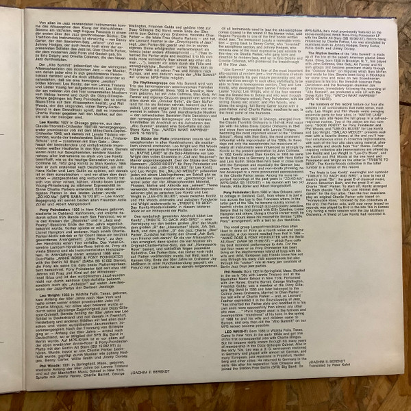 Lee Konitz / Pony Poindexter / Phil Woods / Leo Wright - Alto Summit (LP, Album)