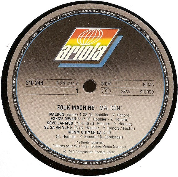 Zouk Machine - Maldòn (LP, Album)