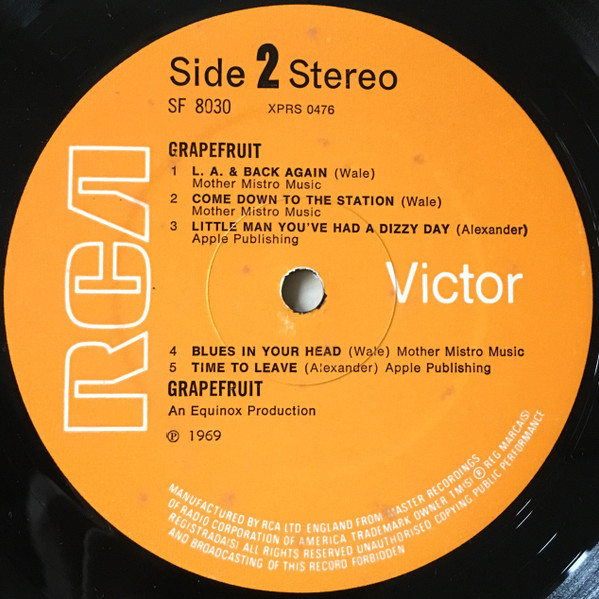 Grapefruit - Deep Water (LP, Album)