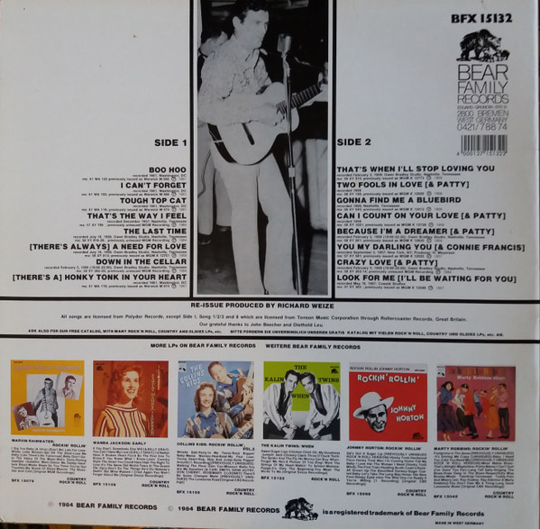 Marvin Rainwater - Marvin Rainwater Sings ‒ With A Heart ‒ With A Beat (LP, Album, RE)