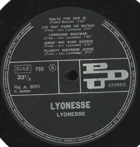 Lyonesse - Lyonesse (LP)