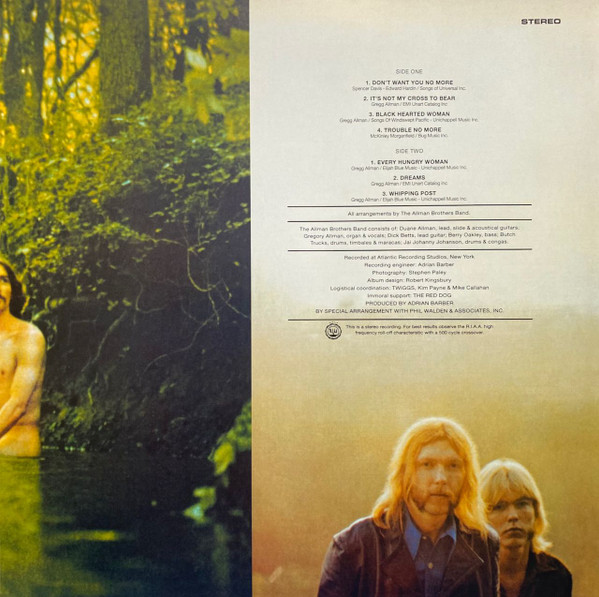The Allman Brothers Band - The Allman Brothers Band (LP, Album, RE, Gat)