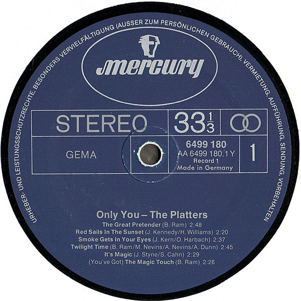 The Platters - Only You (2xLP, Comp, Gat)