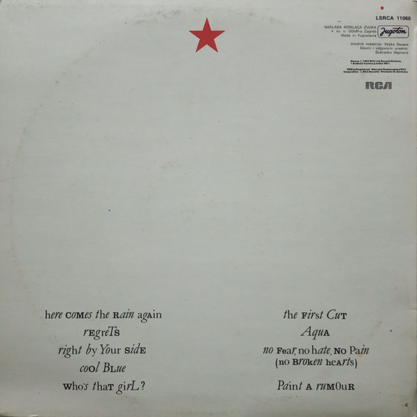 Eurythmics - Touch (LP, Album)