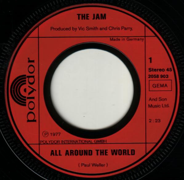 The Jam - All Around The World c/w Carnaby Street (7