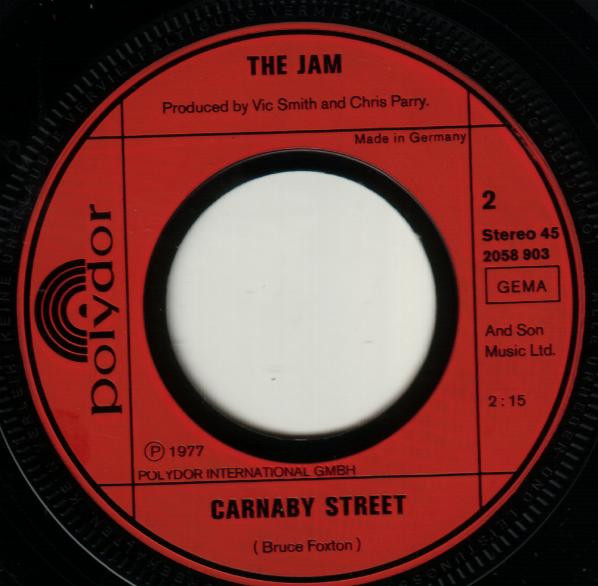 The Jam - All Around The World c/w Carnaby Street (7