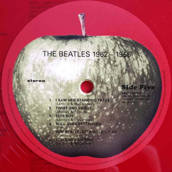 The Beatles - 1962-1966 (3xLP, Comp, Ltd, Mixed, RE, RM, Hal)