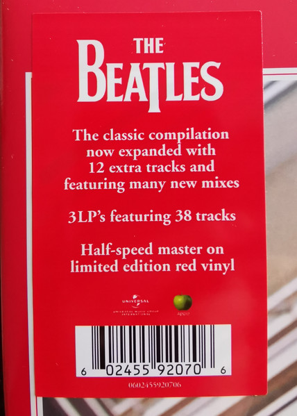 The Beatles - 1962-1966 (3xLP, Comp, Ltd, Mixed, RE, RM, Hal)