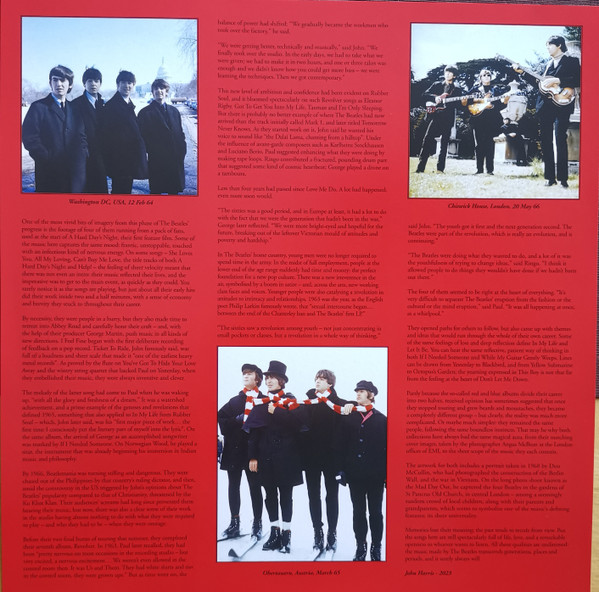 The Beatles - 1962-1966 (3xLP, Comp, Ltd, Mixed, RE, RM, Hal)