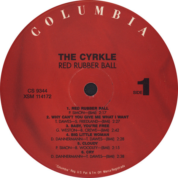 The Cyrkle - Red Rubber Ball (LP, Album, RE)