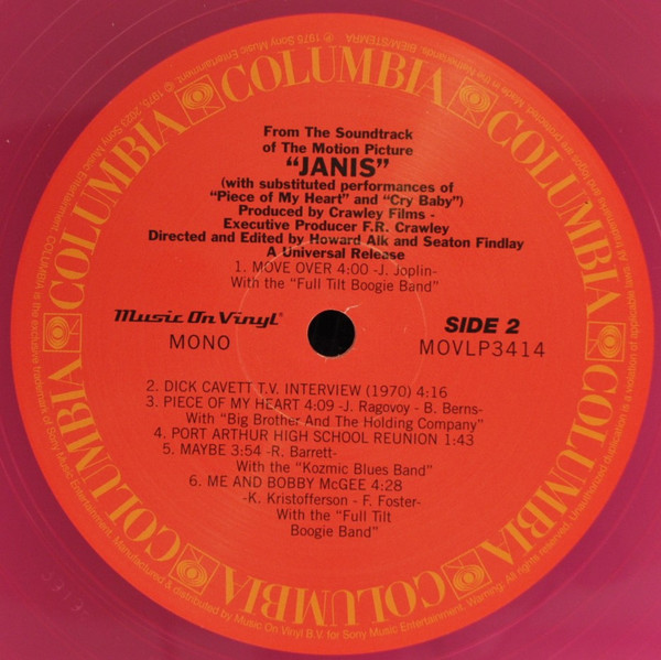 Janis Joplin - Janis (2xLP, Comp, Ltd, Num, RE, Mag)