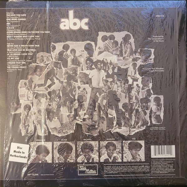 The Jackson 5 - ABC (LP, Album, RE, RM, 180)
