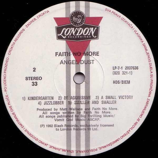 Faith No More - Angel Dust (LP, Album)