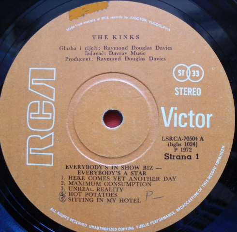 The Kinks - Everybody's In Show-Biz - Everybody's A Star (2xLP, Album, Gat)