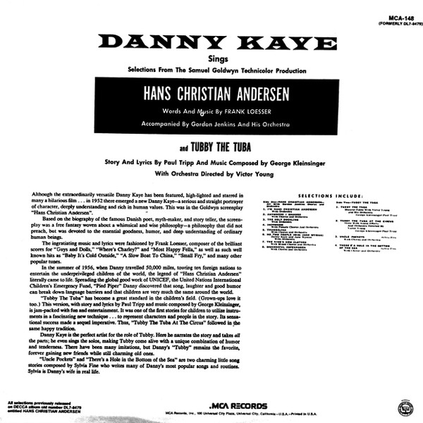Danny Kaye (2) - Hans Christian Andersen (LP)