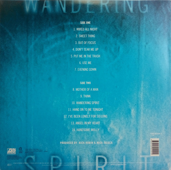 Mick Jagger - Wandering Spirit (LP, Album)