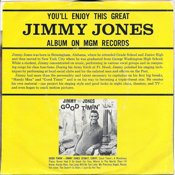 Jimmy Jones - I Just Go For You (7