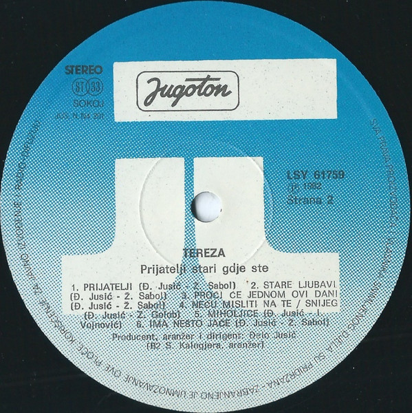 Tereza* - Prijatelji Stari Gdje Ste (LP, Comp)