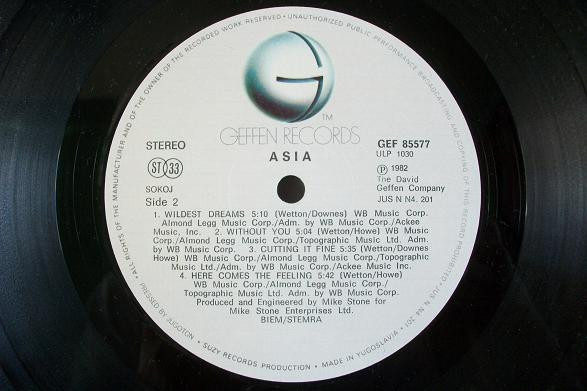 Asia (2) - Asia (LP, Album)