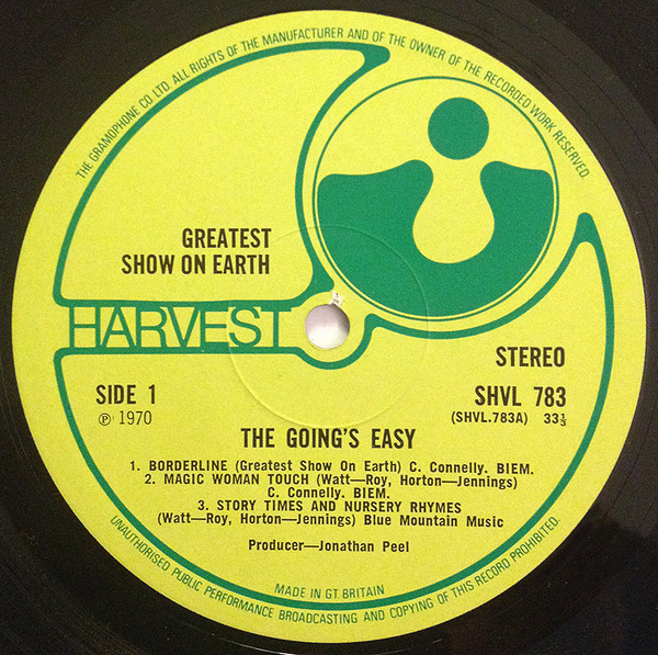 The Greatest Show On Earth - The Going's Easy (LP, Album)