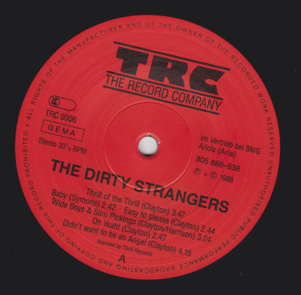The Dirty Strangers - The Dirty Strangers (LP, Album)