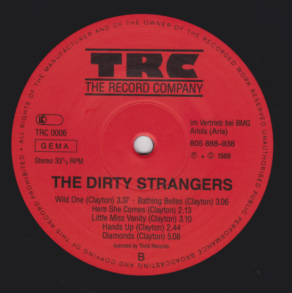 The Dirty Strangers - The Dirty Strangers (LP, Album)