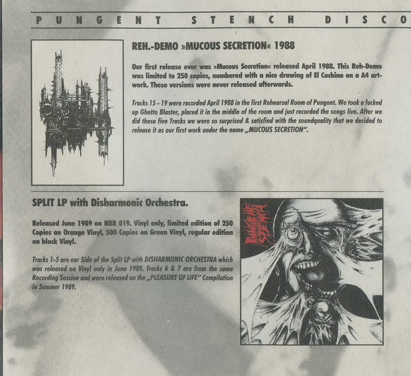 Pungent Stench - Praise The Names Of The Musical Assassins (CD, Comp, Ltd, Bla)