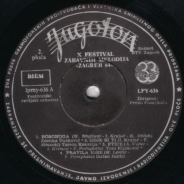 Various - Zagreb 64 - 2. Ploča (10