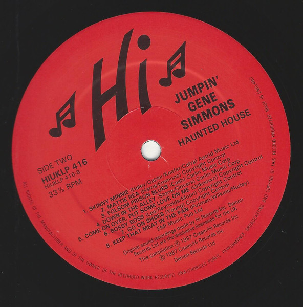 Jumpin' Gene Simmons* - Goin' Back To Memphis (LP, Comp)