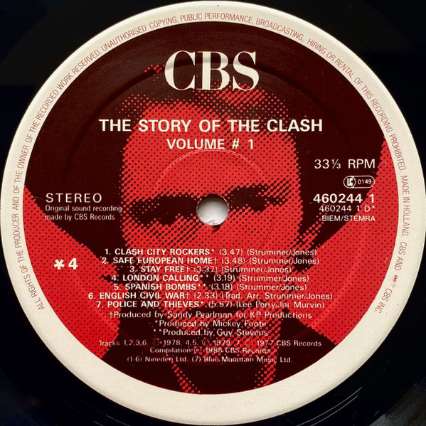 The Clash - The Story Of The Clash  (Volume 1) (2xLP, Comp)