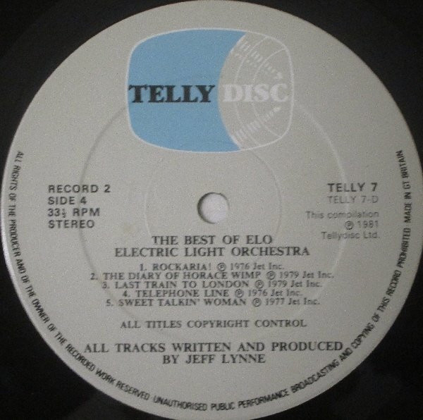 Electric Light Orchestra - The Best Of ELO (2xLP, Comp)
