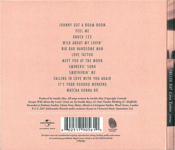 Imelda May - Love Tattoo (CD, Album, Dig)