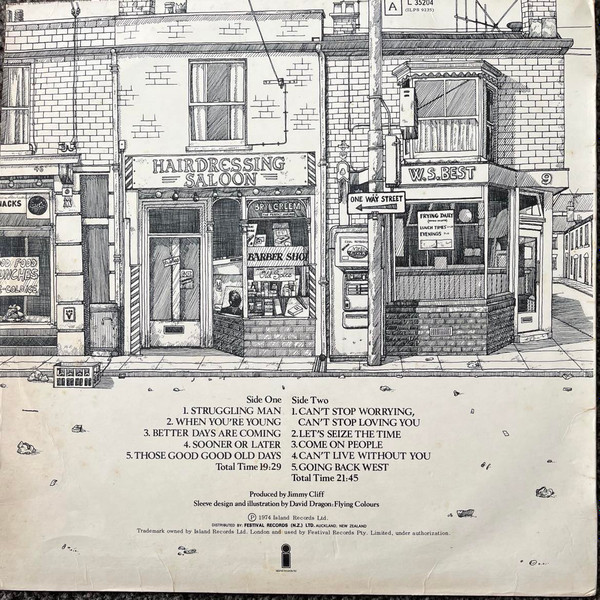 Jimmy Cliff - Struggling Man (LP, Album)