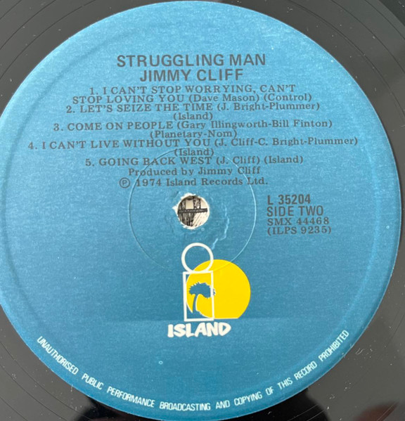 Jimmy Cliff - Struggling Man (LP, Album)