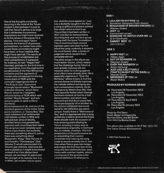 Art Tatum - The Tatum Solo Masterpieces, Vol. 12 (LP, Album, Comp, RP)