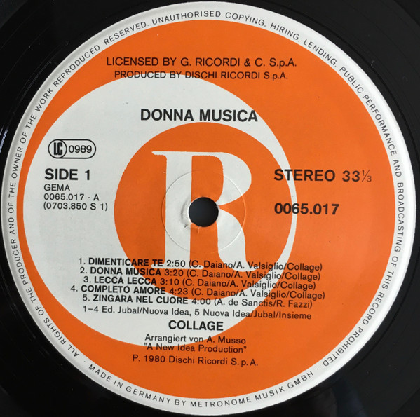 Collage (11) - Donna Musica (LP, Album)