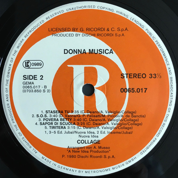 Collage (11) - Donna Musica (LP, Album)