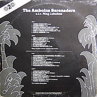 The Amboina Serenaders* o.l.v. Ming Luhulima - The Amboina Serenaders (2xLP, Comp)