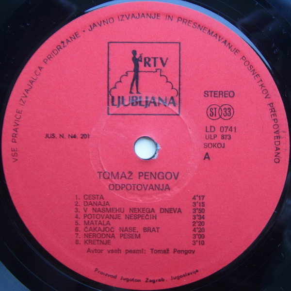 Tomaž Pengov - Odpotovanja (LP, Album, RE)