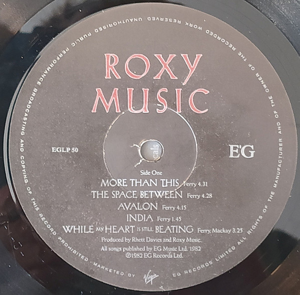 Roxy Music - Avalon (LP, Album, RE)