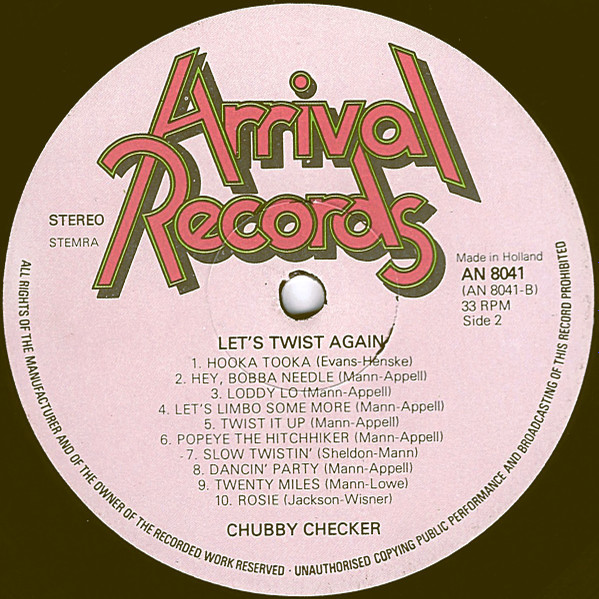 Chubby Checker - Let's Twist Again (LP, Comp)