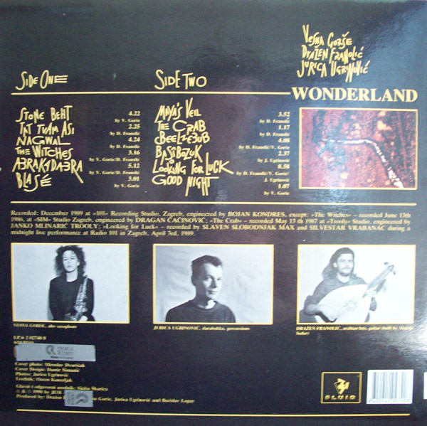Vesna Gorše, Dražen Franolić, Jurica Ugrinović - Wonderland (LP, Album)