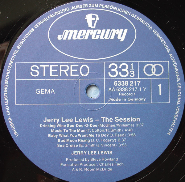 Jerry Lee Lewis - The Session Recorded In London With Great Guest Artists (2xLP, Album)