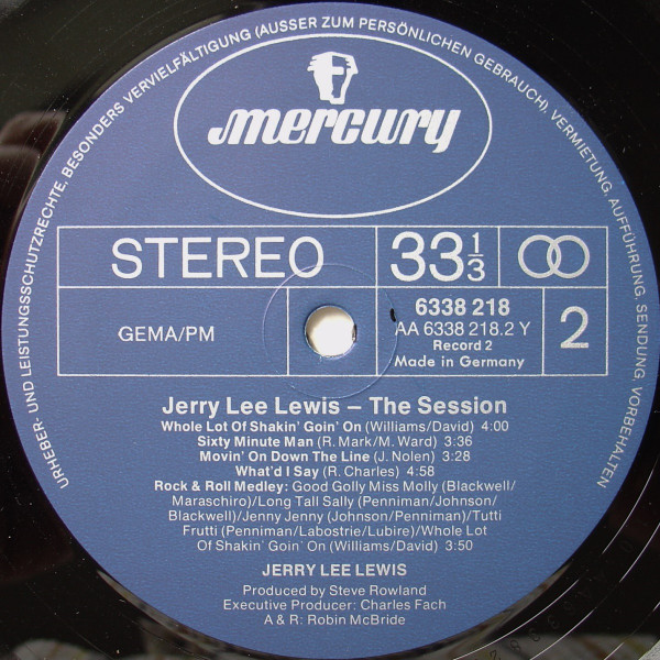 Jerry Lee Lewis - The Session Recorded In London With Great Guest Artists (2xLP, Album)