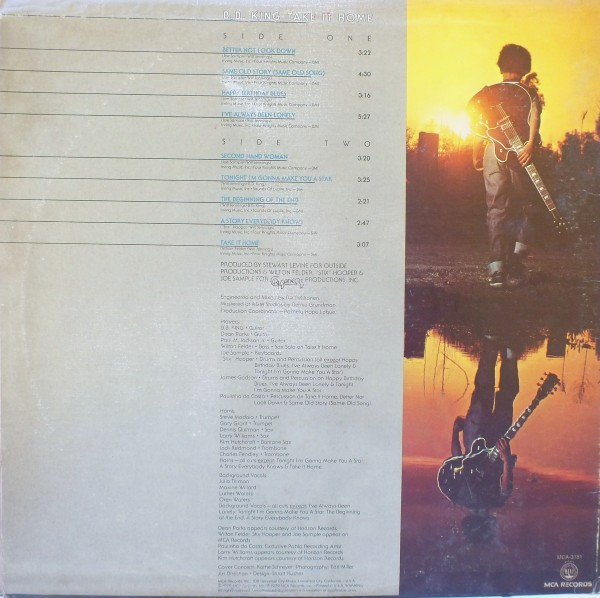 B.B. King - Take It Home (LP, Album, Glo)