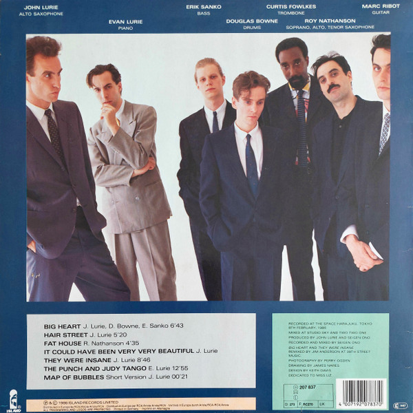 Lounge Lizards - Big Heart (Live In Tokyo) (LP, Album, MP, RP)