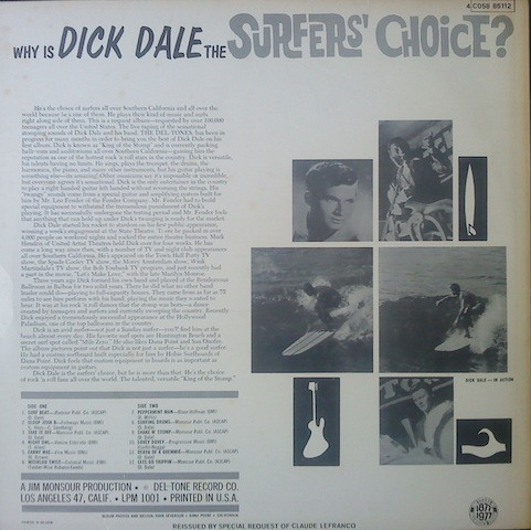 Dick Dale And His Del-Tones* - Surfer's Choice (LP, RE)