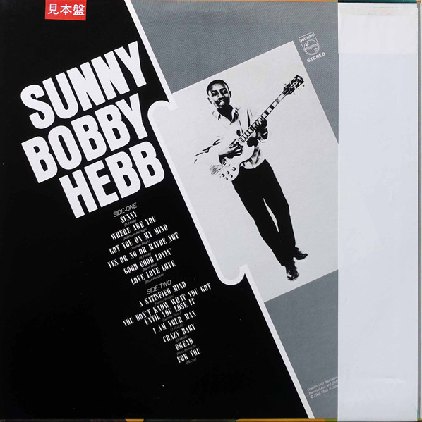 Bobby Hebb - Sunny By Bobby Hebb (LP, Album, Promo, RE)